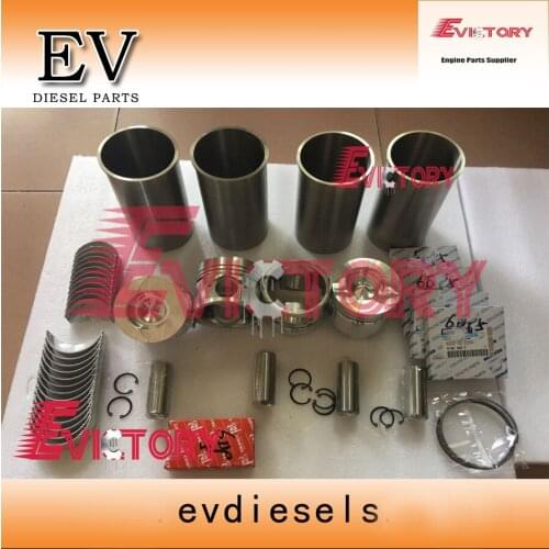 4D95 4D95S 4D95L S4D95L oil pump + water pump + con rod + piston ring sleeve gasket bearing