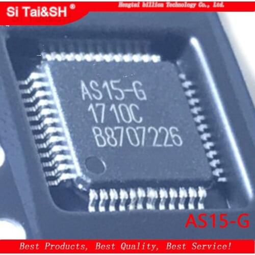 5PCS NEW AS15 AS15-G TQFP48 Liquid crystal chip logic board IC AS15G