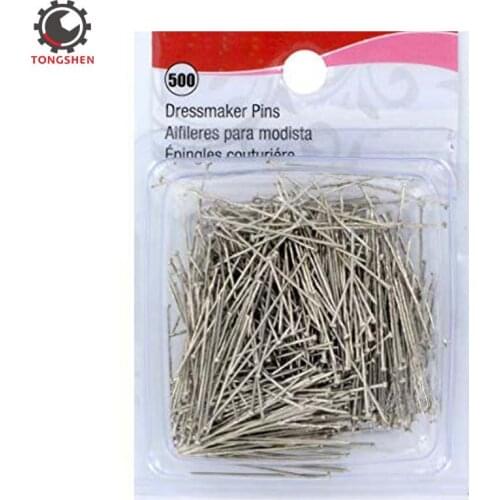 500pcs Dressmaker Pins Head Pins Fine Satin Pin Straight Sewing Needle Pins for Jewelry Making Sewing and Craft Stainless Steel