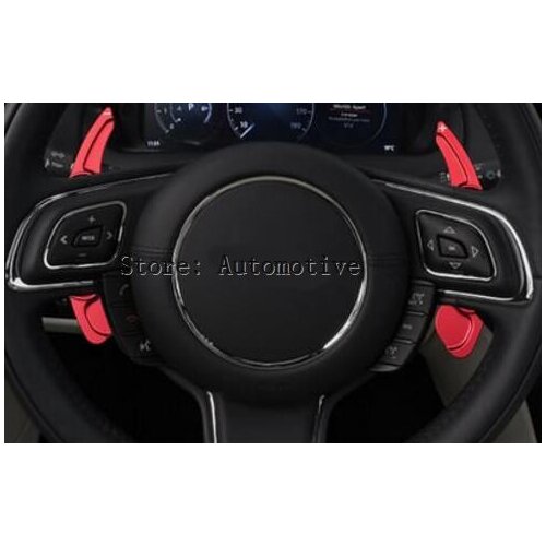 2pcs Aluminum Steering Wheel Shift Paddle Shifter Extension For Land Range Rover Evoque Discovery Sport/for Jaguar XF XE Styling