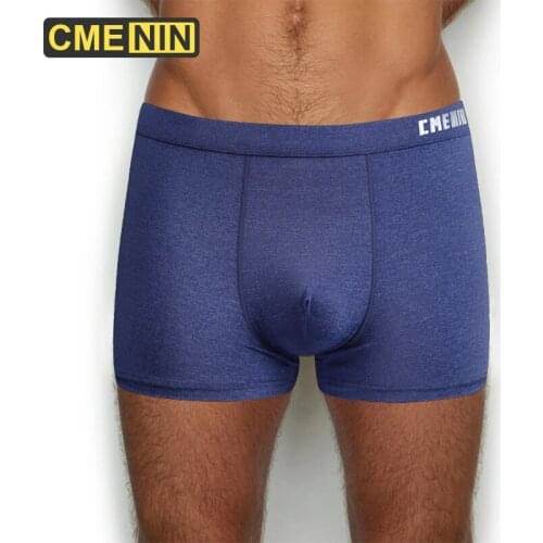 CMENIN Fashion Cotton Boxer Mens Underpants Low waist Mans Underwear men Boxershorts Men Long boxer Male CM007