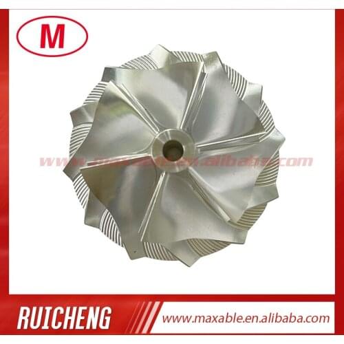 HX40/HE351 4035879 Upgrade 62.00/85.98 mm 6+6 blades high performance turbocharger billet/milling/aluminum 2618 compressor wheel