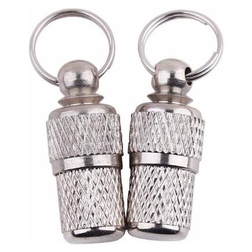 2 Pcs Mini Dog Cat ID tag Anti Lost Pet Dog Cat Puppy ID Address Name Label Tag Barrel Tube Collars Leash