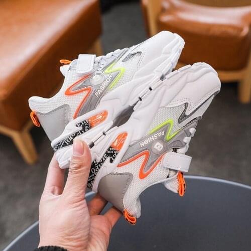 Kids Sneakers Young Boys Girls Shoes Students Outdoor Shoes Non-slip Running Trainers Children Casual Flats Buckle Strap