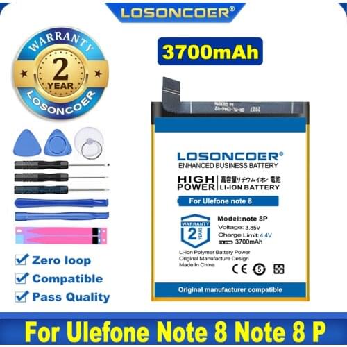 LOSONCOER Ulefone Note 8P Phone Batteries