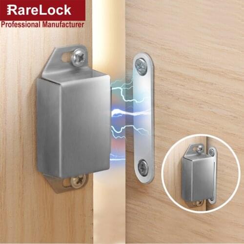 Magnetic Latch of Stainless Steel Cabinet Door Suitable for Wardrobe Shoe Cabinet and Storage Cabinet Rarelock MA008 F