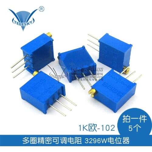 Many precision adjustable resistance potentiometer 1k 3296w o -102