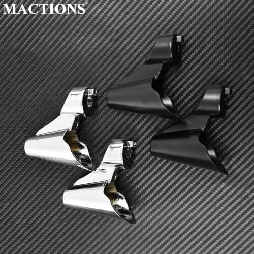 Motorcycle Front Turn Signal Indicator Light Relocation Kit Black/Chrome For Harley Sportster XL1200X Models 2011-2015 2014