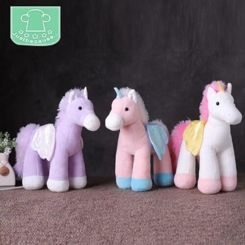 Stuffed Animal Toy Soft for Baby Kids Flying Horse Unicorn, 33CM
