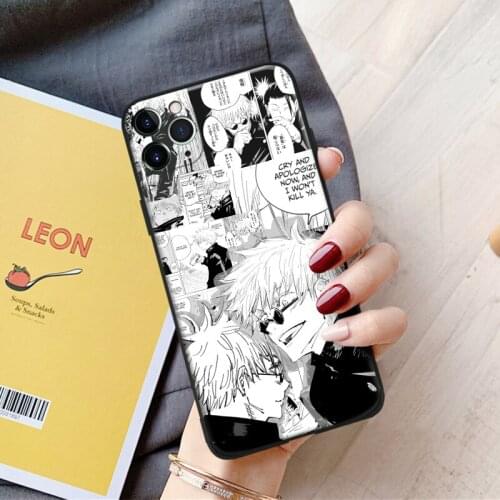 Gojo Satoru Jujutsu Kaisen Soft Silicone for IPhone Se 6 6s 7 8 Plus X XR XS 11 12 Mini Pro Max Glass TPU Phone Case Cover Shell