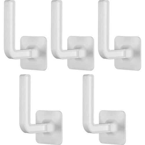 Adhesive Hook Wall Hanger Hook Durable Rack For Living room Bathroom Kitchen Towels Cutting Board Coat Bag Hat Hanging Hooks