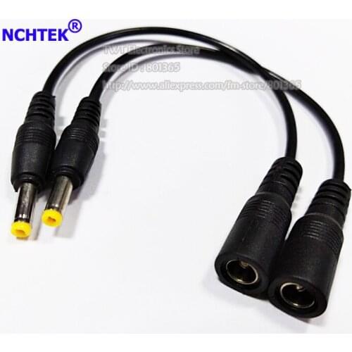 NCHTEK DC Power Jack tip converter 5.5x2.1mm Female to 4.0x1.7mm Male Plug Cable/Free shipping/10PCS
