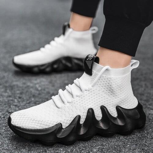 Sock Sneakers Mens Casual Shoes Mesh Breathable Running Shoes for Men Ultra Light Summer Outdoor Fashion Zapatillas 2021 New