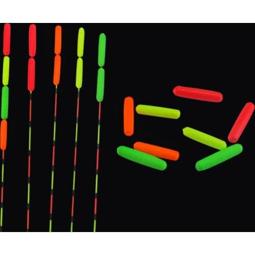 New 10Pcs Fishing Float Bobber Floating Foam Oval Indicator Fish Accessories Tackles 2020