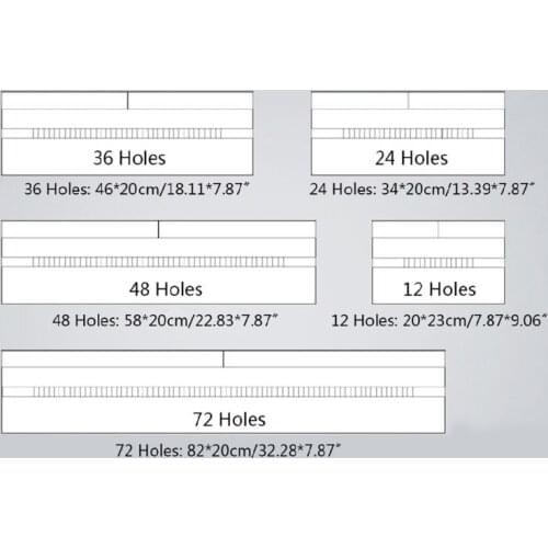 Peony 12/24/36/48/72 Holes Canvas Roll Pen Curtain Pencil Bag Case Makeup Wrap C5AE