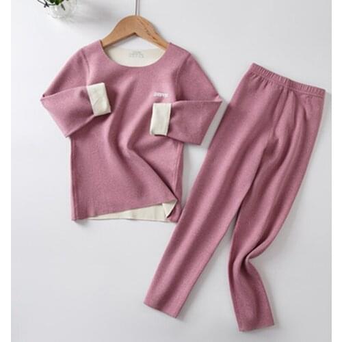 Pajamas For Children Autumn Winter Boys Girls Pajamas Cotton Sleepwear Kids Children Sleepwear Teenages Thermal Underwear