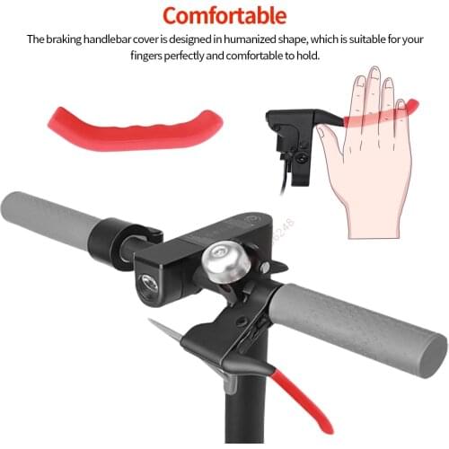 2 Electric Scooter Stand Braking Handle Protector for Xiaomi M365 MI PRO PRO2 Anti-Slip Braking Lever Cover For Ninebot Max G30