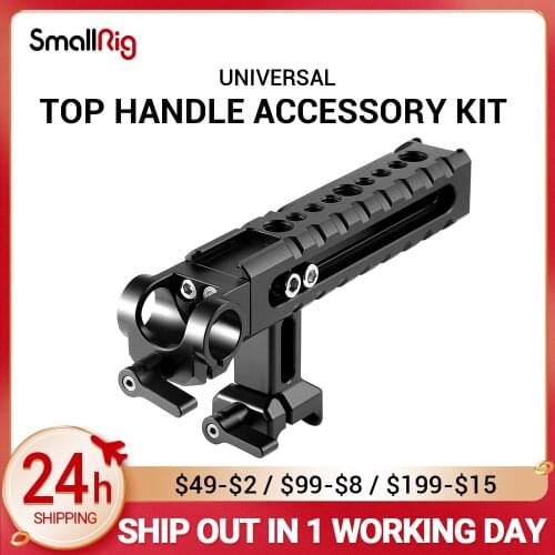SmallRig Handheld Grip Top Handle Accessory Kit Multi-Functional Camera Cheese Handle with Rod Clamp and Hidden Hex Spanner 2027