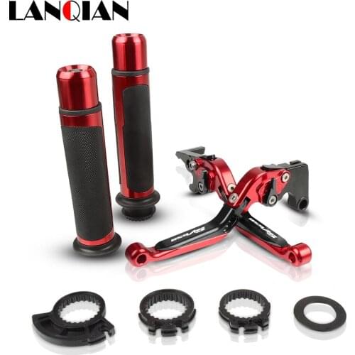 For Suzuki SV650 SV650S Motorcycle Brake Clutch Lever & 7/8 22MM Handlebar Grips SV650 / S 1999-2003 2000 2001 2002 Accessories