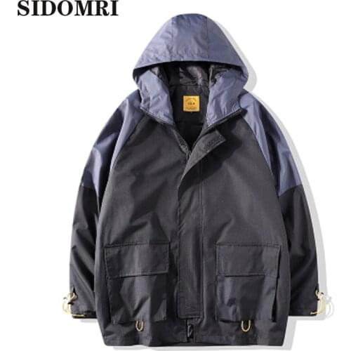 SIDOMRI Hooded Jackets For Men