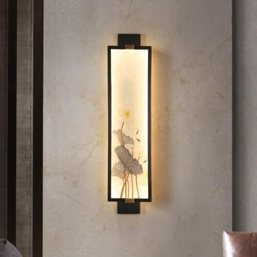 JMZM Modern LED Wall Lamp Bedroom Bedside Home Interior Classical Decoration Lights Corridor Sconce Background Lantern Fixtures