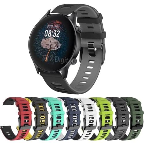 Sport Silicone Strap For Xiaomi Haylou RT LS05S Smart Watchband Haylou RS3 LS04 / LS02 Wristband Belt 22mm 20mm Bracelet