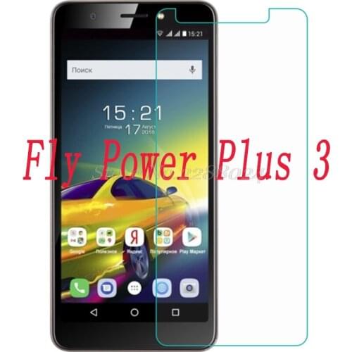 Smartphone mobile Tempered Glass for Fly Power Plus 3 Plus3 9H Explosion-proof Protective Film Screen Protector cover phone