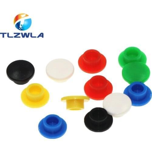 100Pcs A29 Micro Tactile Push Button Switch Cap Momentary Tact Cap fit 6*6 Switchs Red Black White Grey Blue Green 6x6mm