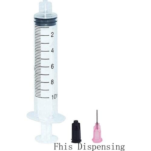 10cc/10ml Syringe 20G Blue Blunt Dispensing Needle Glue Adhesive 1/2" Blunt Tip Dispensing Needle Pack of 5