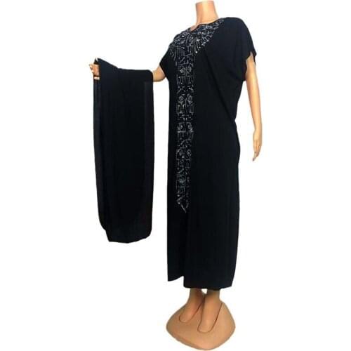 Abaya Dubai Turkey Muslim Hijab Dress Women Embroidery Kaftan Dress Islam Clothing Party African Dresses Women Robe Musulmane
