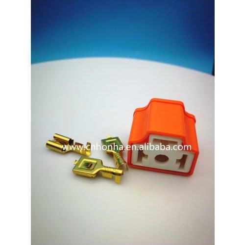 Free shipping 10sets 7.8mm H4 HB2 Ceramic Female Connector Adapter Auto Car HID Xenon Bulb Light Socket Plug