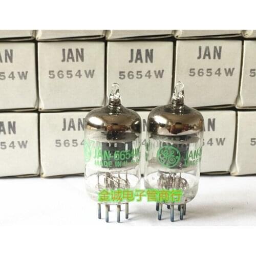Free shipping 2 pieces of new American GE 5654W tube Ultra Soundbar substitution 6J1 6m 1 6AK5 EF95