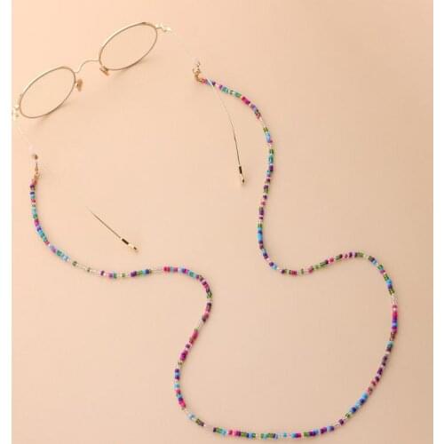 Bohemia Anti-lost Eyeglass Strap Beaded Mask Chain Fashion Reading Glasses Chains Sunglasses Spectacles Holder Neck Cord Jewelry