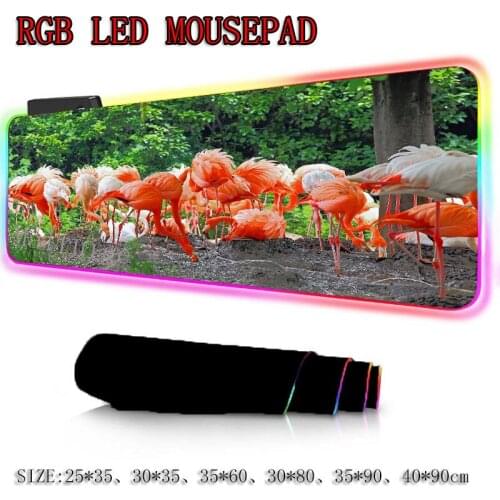 Mairuige Large RGB Mouse Pad Desk Mat Lock Edge Anime Cute Thousand Paper Crane Natural Rubber Non-slip for Hal Csgo Gamers Xxl