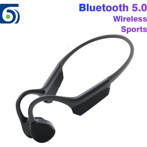 Byscoon Bone Conduction Earphone Bluetooth Wireless Sports Headphone Waterproof Stereo Hands-Free With Mic For Running Cycling