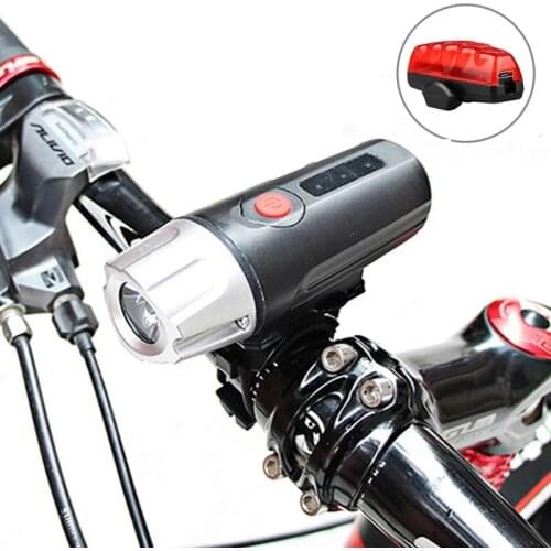 USB Rechargeable Bike Light MTB Bicycle Front Lamp Cycling Light Waterproof Bicycle High Power LED Head Lamp Flashligh