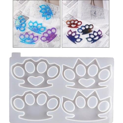 Knuckle resin mold, finger key chain silicone epoxy casting mold diy crafts, key