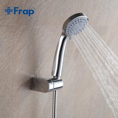 Frap Third gear adjustment Water saving round shower head ABS plastic hand hold rain spray bath shower Bathroom Accessories F01