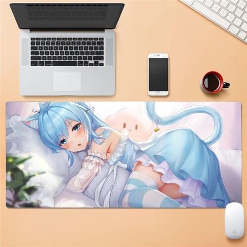 Cool sexy girl keyboard mouse pad cartoon game computer computer accessories mouse pad rubber pad mouse computer mouse pad small