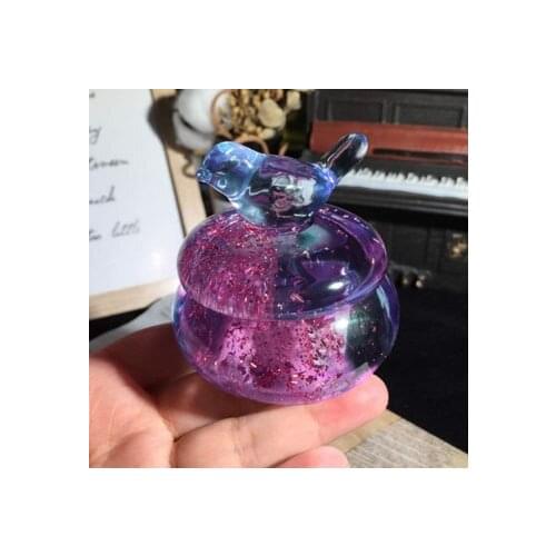 Small Bird Head Small Jar Storage Box Silicone Mold for DIY Art Making Resin Concrete Molds Jewelry Home Decoration