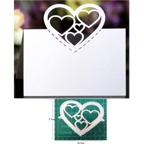 Heart Frame Metal Cutting Dies Stencils dies for DIY Scrapbooking dies Decoration Album Paper Craft dies Embossing Dies New 2021