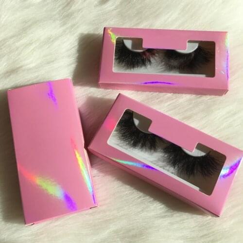 Mink lashes wholesale dramatic fully and thickness 25mm mink lashes 5D eye lashes customization free box