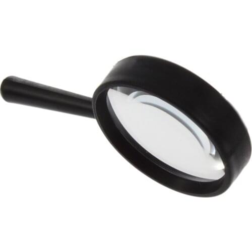 New Watch Jewelry Repair Tools black Reading 5X Magnifier Hand Held Magnifying acrylic 25mm For Jeweler Watch Maker