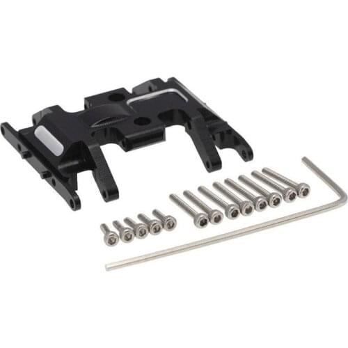 Aluminum Alloy Middle Gearbox Skid Plate Transmission Mount Holder Upgrade Parts For 1/24 RC Car Crawler Axial Scx24 90081