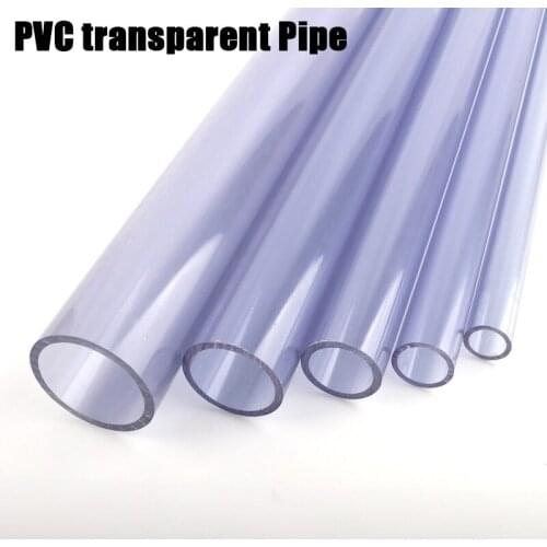 2Pcs Out Diameter 20~90mm UPVC Transparent Pipe NEW Aquarium Fish Tank Water supply Tube arden Irrigation Watering Fittings 50cm