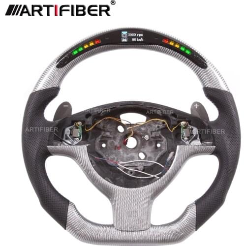 LED White Steering Wheel for BMW 1 3 5 Sereis M3 E82 E39 E46