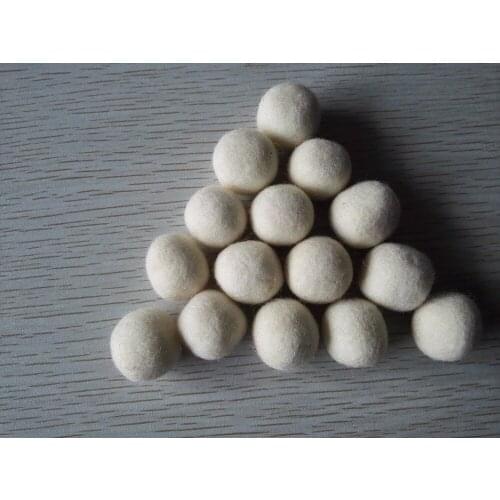 50PCS/LOT 20mm 100% sheep wool yarn dryer balls wholesale wedding decoration christmas curtain home wall decor carpet