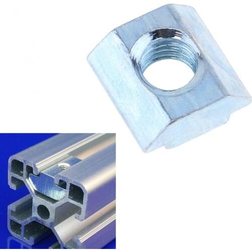 2020 Sliding Nut with Screw Holes High Galvanized Surface European Standard for Connecting Profile Accessories 2021