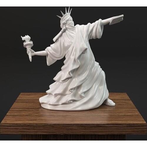Modern Statue Throw Torch Riot Of Liberty Fine London Art Fair Resin Sculpture Home Decoration Accessories Decor Best Gift