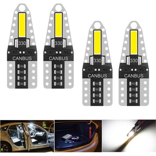 T10 W5W Super Bright Car Interior Reading Dome Light 2smd 7020 Marker Lamp 168 194 LED Wedge Parking Bulbs for mitsubishi lancer